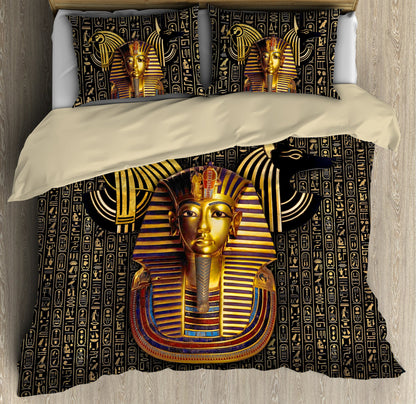 Pharaoh Ancient Egypt Bedding Set-HP-Bedding-HP Arts-Twin-Vibe Cosy™