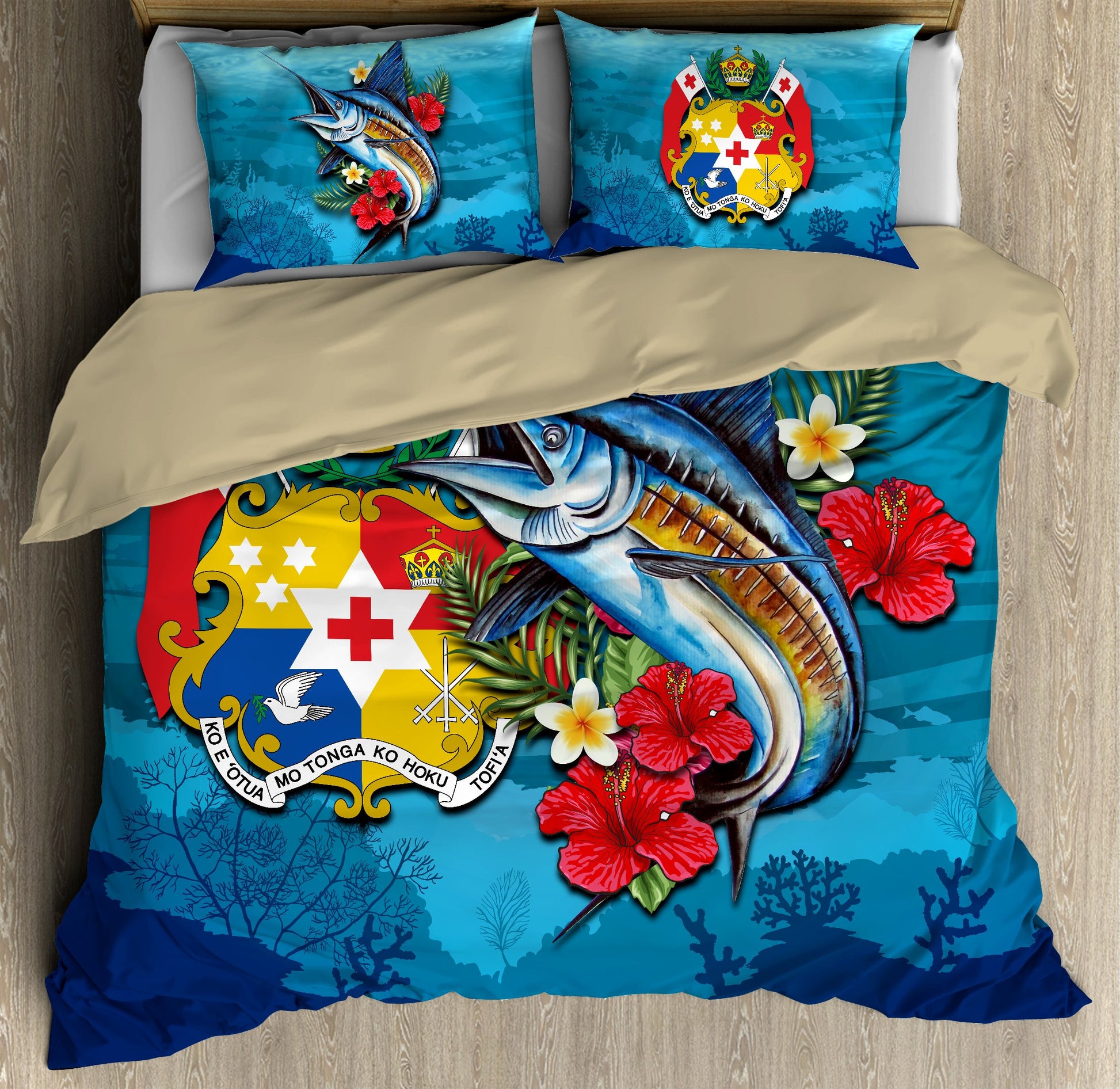 Tonga Turtle Bedding Set AM260602-Bedding Set-TT-Twin-Vibe Cosy™