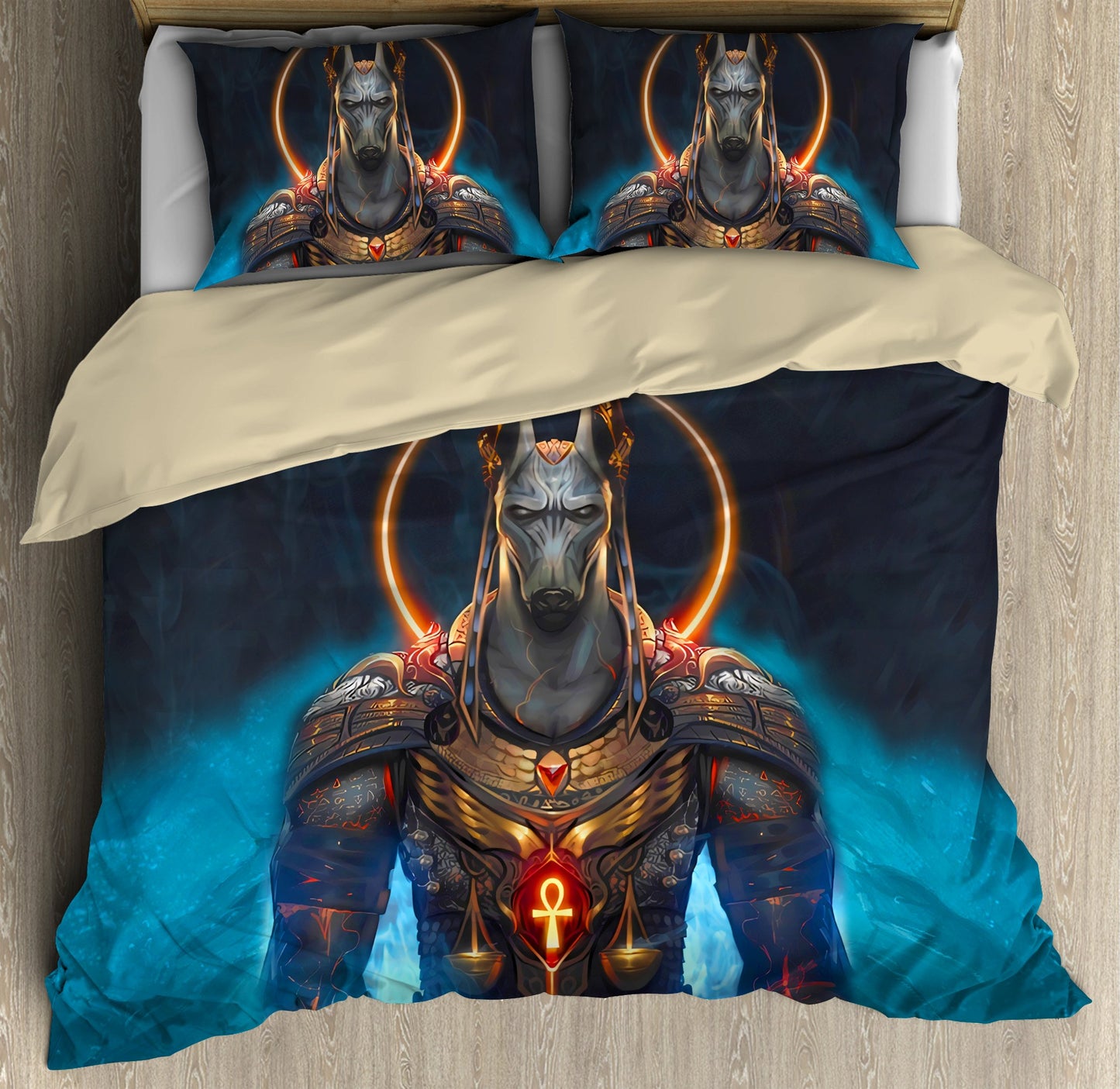 Ancient Egypt God Bedding Set-HP-Bedding-HP Arts-Twin-Vibe Cosy™