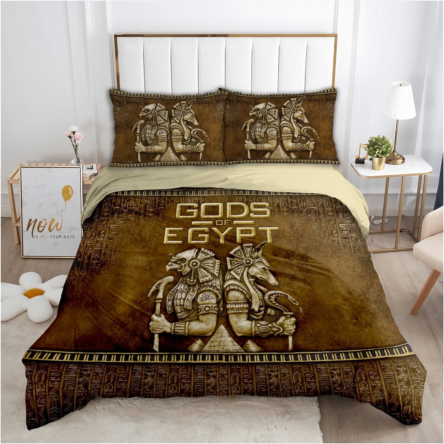 Gods Of Egypt Bedding Set-HP-Bedding-HP Arts-Twin-Vibe Cosy™