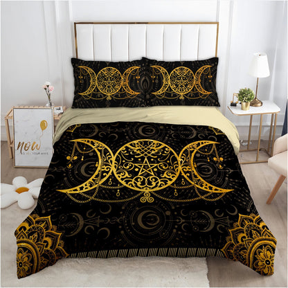 Mandala Wicca Triple Moon Bedding Set MEI09212003-MEI