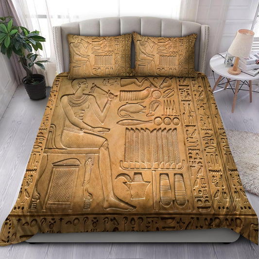 Ancient Egypt Art Bedding Set-HP-Bedding-HP Arts-Twin-Vibe Cosy™