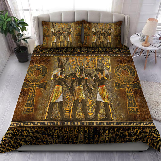 Ancient Egypt Art Bedding Set-HP-Bedding-HP Arts-Twin-Vibe Cosy™