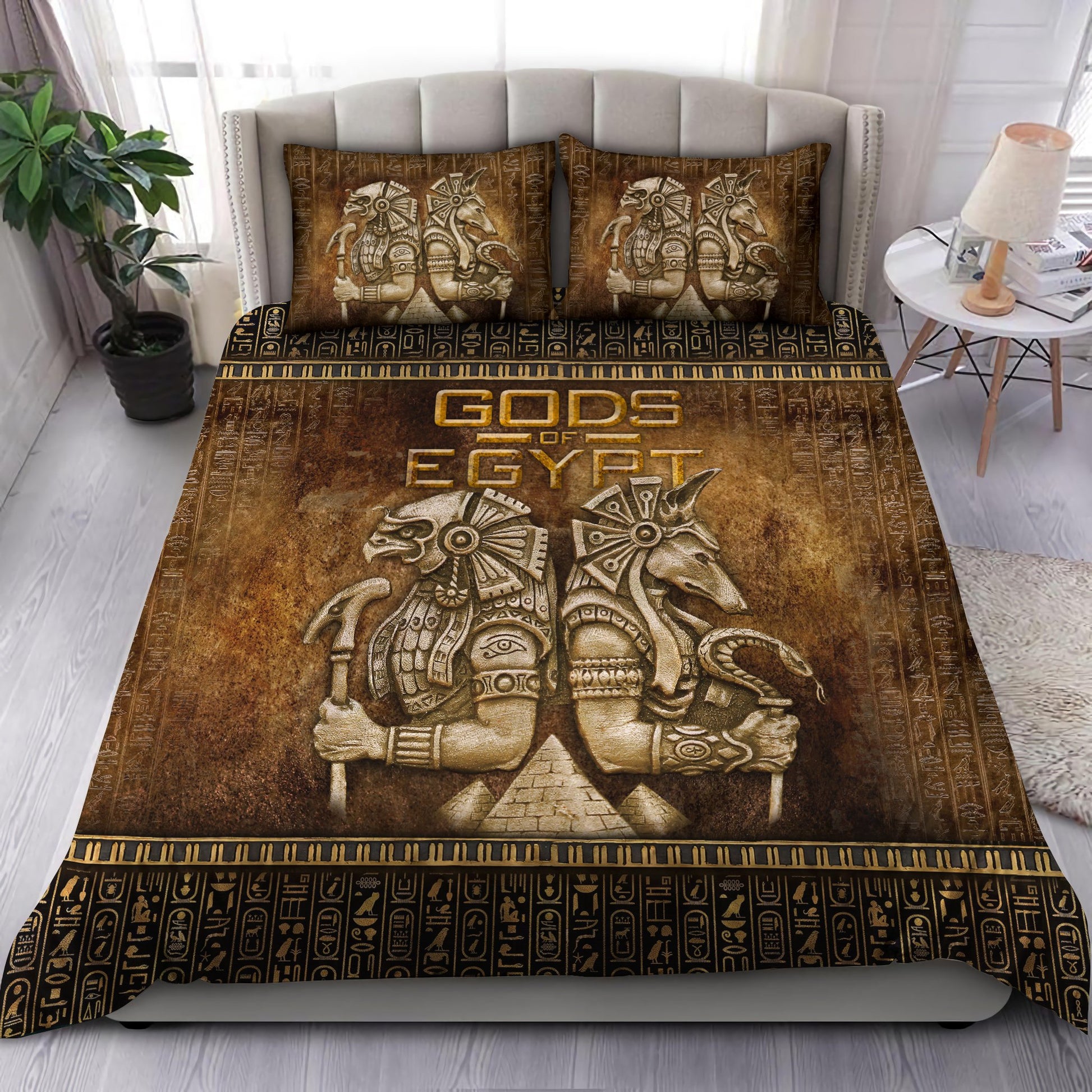 Gods of Egypt Bedding Set-HP-Bedding-HP Arts-Twin-Vibe Cosy™