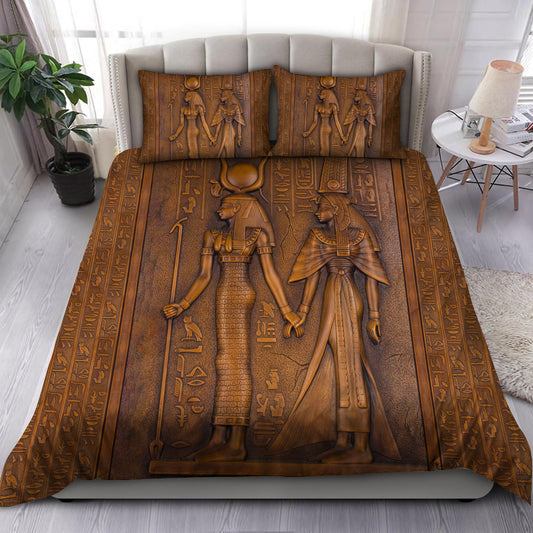 Ancient Egypt Art Bedding Set-HP-Bedding-HP Arts-Twin-Vibe Cosy™