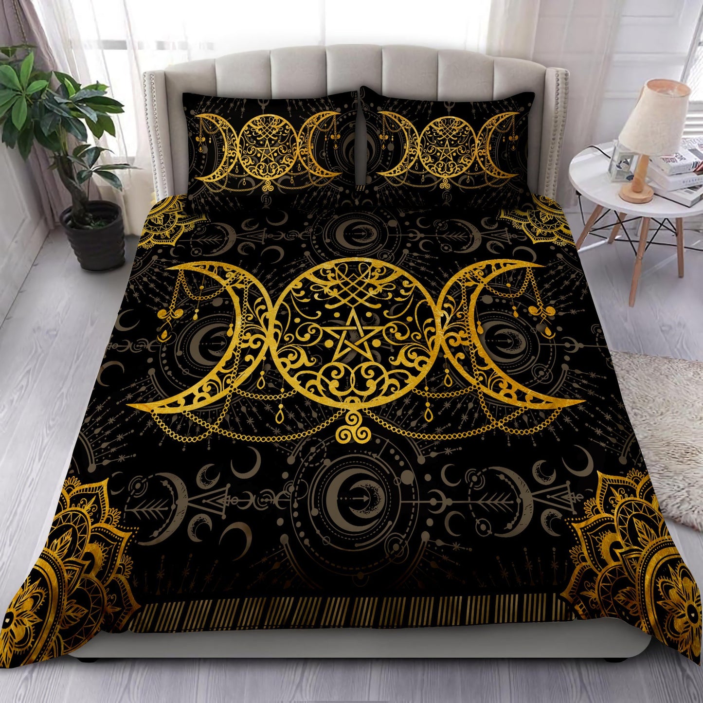 Mandala Wicca Triple Moon Bedding Set MEI09212003-MEI