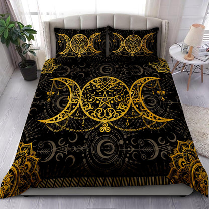 Mandala Wicca Triple Moon Bedding Set MEI09212003-MEI