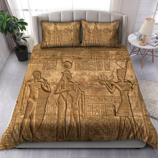 Ancient Egypt Art Bedding Set-HP-Bedding-HP Arts-Twin-Vibe Cosy™