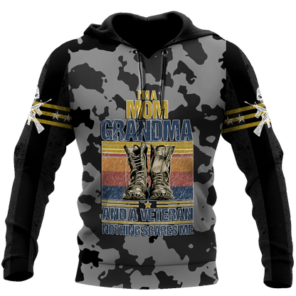 I'm a Mom Grandma and a veteran 3d all over printed shirts for men and women MH190520S-Apparel-Huyencass-Hoodie-S-Vibe Cosy™