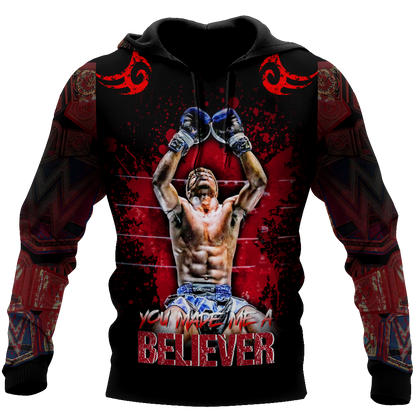 Believer Muaythai Kickboxing 3D Printed MH2105201-Apparel-ML-Hoodie-S-Vibe Cosy™