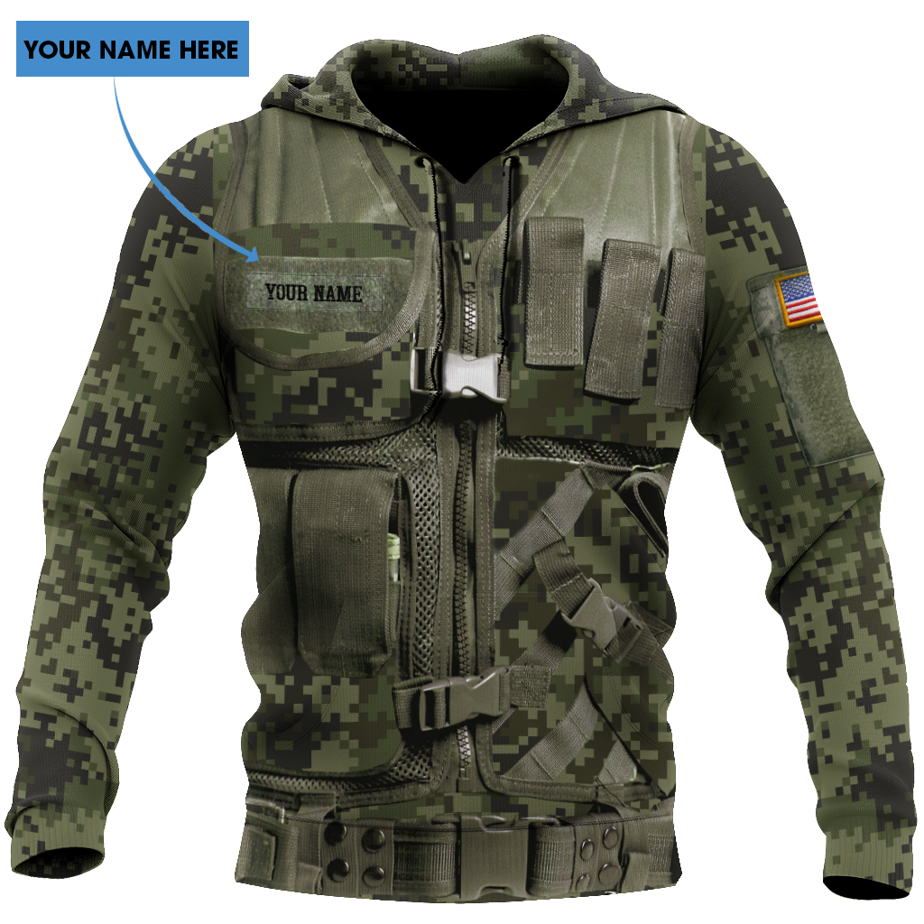 Custom America armor 3d hoodie shirt for men and women HG62100-Apparel-HG-Hoodie-S-Vibe Cosy™