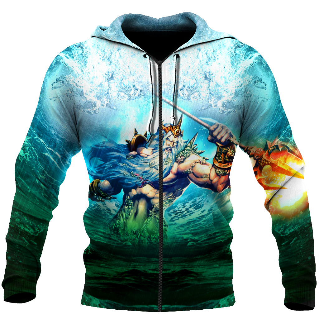Poseidon Over 3D Printed MH260520-Apparel-ML-Zipped Hoodie-S-Vibe Cosy™