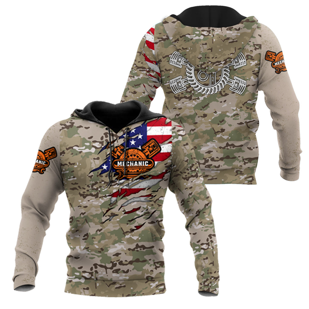 Mechanic Camo 3D All Over Printed Hoodie For Men and Women Pi15092005S2