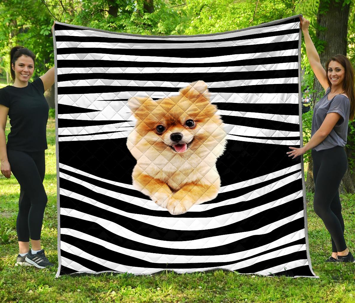 Pomeranian quilt DD09232003