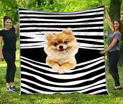 Pomeranian quilt DD09232003
