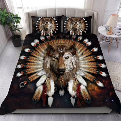 Tribal Great Wolf bedding set AM082017