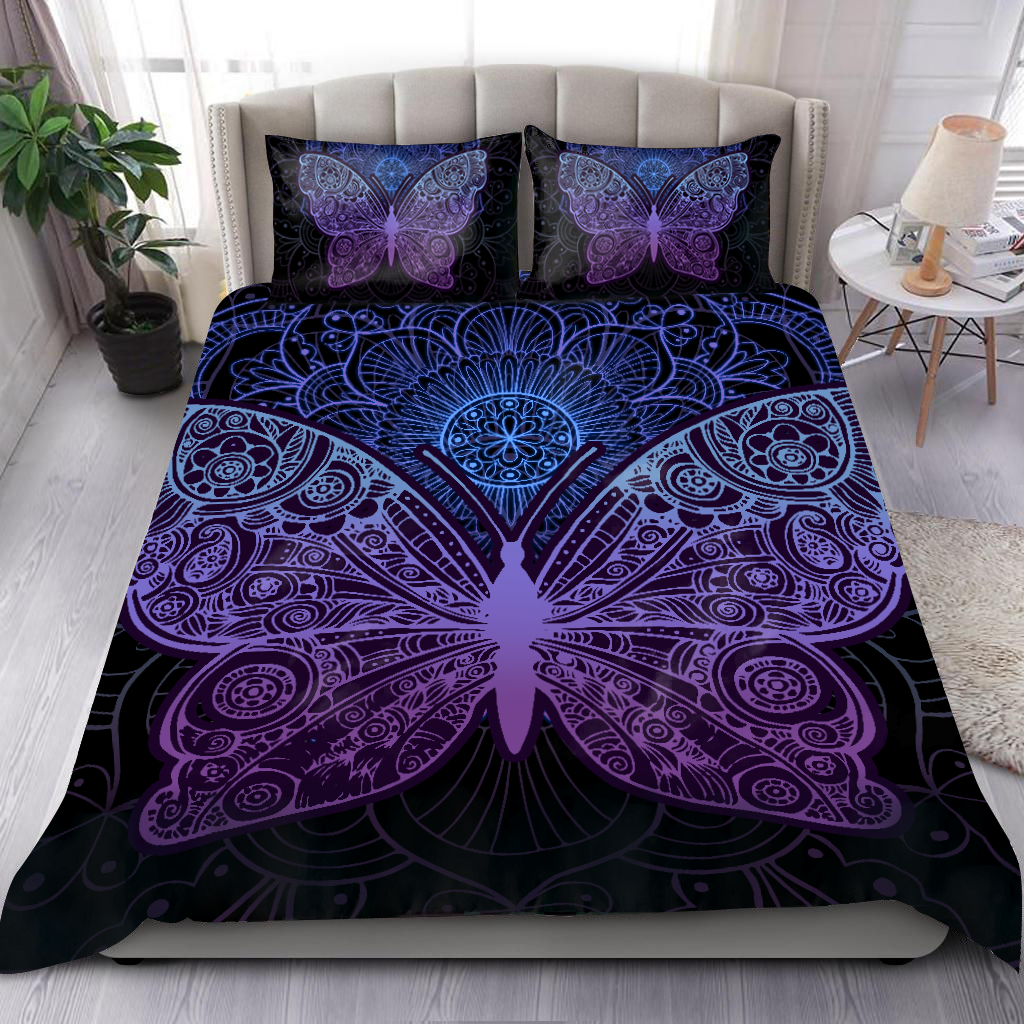 Beautiful butterfly mandala bedding set-ML-ML-US Twin-Vibe Cosy™