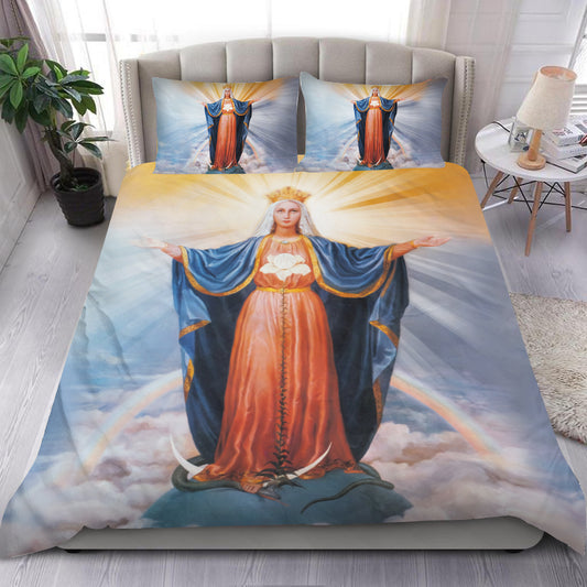 Our Lady Of Fatima Bedding Set QB06112002-TH-BEDDING SETS-TQH-Twin-Vibe Cosy™