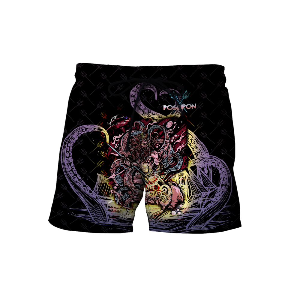 Poseidon Master of the sea Over 3D Printed MH270520-ML-Apparel-ML-Short-S-Vibe Cosy™