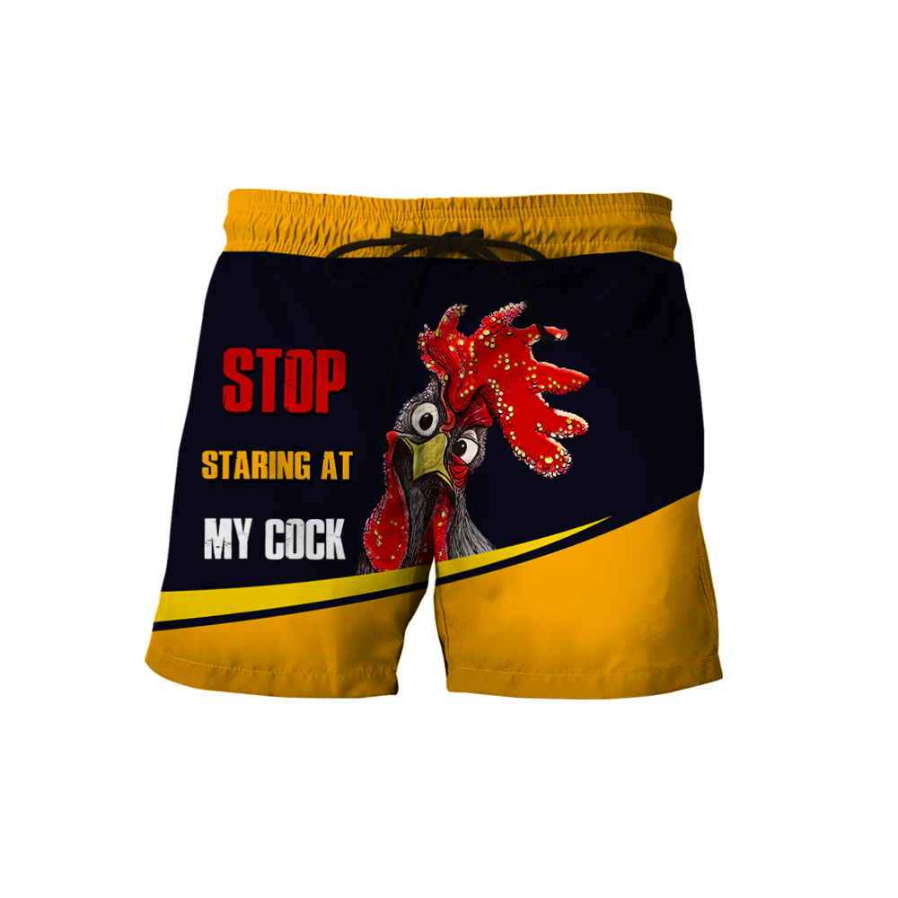Stop Staring At My Cock 3D All Over Printed T-Shirt Short by SUN MH2906201-Apparel-SUN-Short-S-Vibe Cosy™