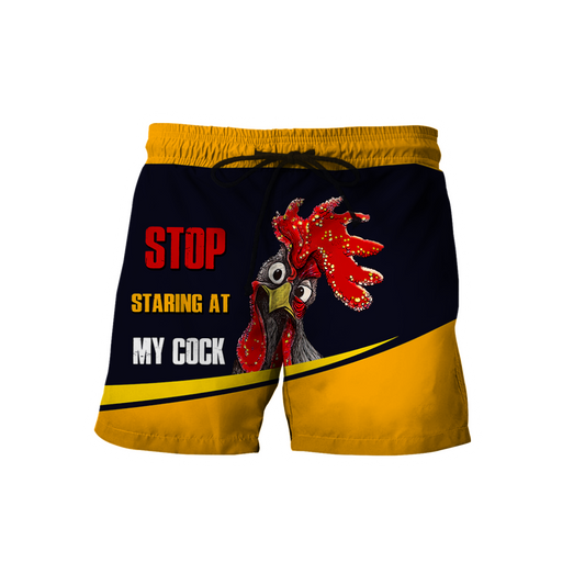 Stop Staring At My Cock 3D All Over Printed T-Shirt Short by SUN MH2906201-Apparel-SUN-Short-S-Vibe Cosy™
