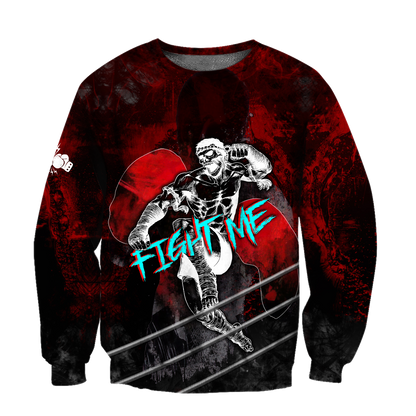 Fight me Muaythai Kickboxing 3D Printed MH200520-Apparel-ML-SweatShirts-S-Vibe Cosy™