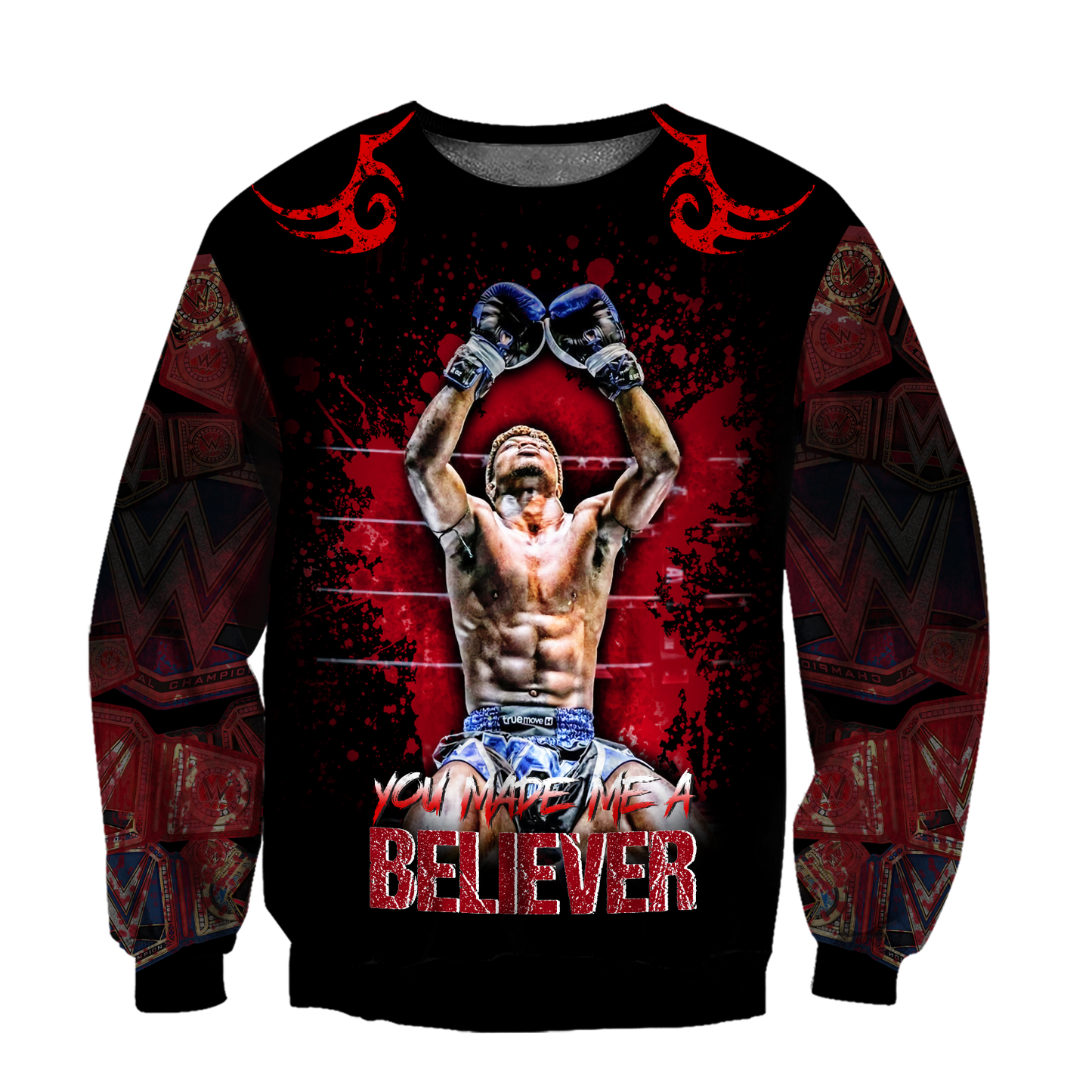 Believer Muaythai Kickboxing 3D Printed MH2105201-Apparel-ML-SweatShirts-S-Vibe Cosy™