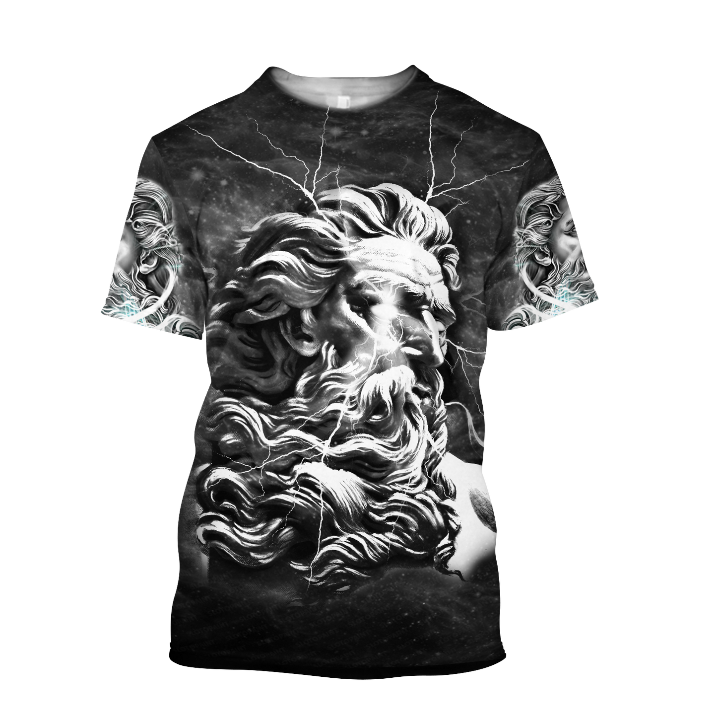 Zeus - King of God 3D Printed MH230520-Apparel-ML-T-Shirt-S-Vibe Cosy™