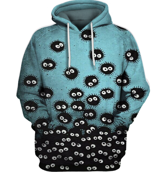 3D All Over Print Mononoke 10 Shirt-Apparel-HbArts-Hoodie-S-Vibe Cosy™