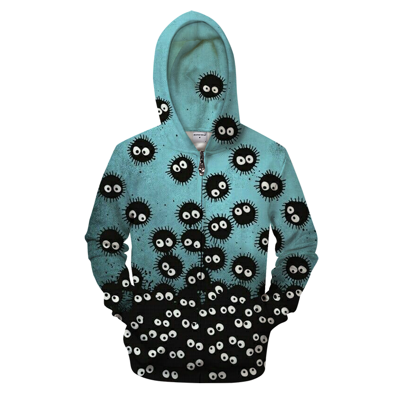 3D All Over Print Mononoke 10 Shirt-Apparel-HbArts-Zip-Up Hoodie-S-Vibe Cosy™