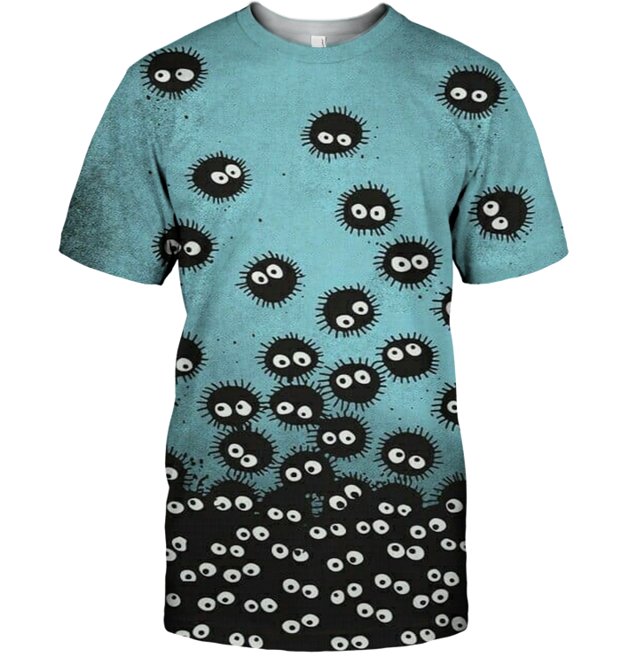 3D All Over Print Mononoke 10 Shirt-Apparel-HbArts-T-Shirt-S-Vibe Cosy™