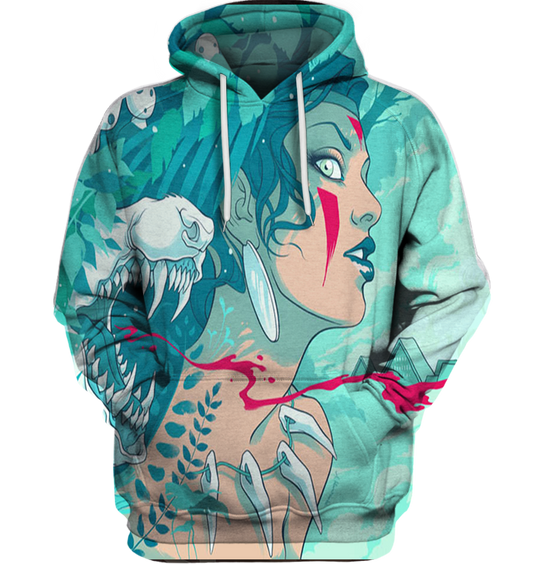 3D All Over Print Mononoke 14 Shirt-Apparel-HbArts-Hoodie-S-Vibe Cosy™