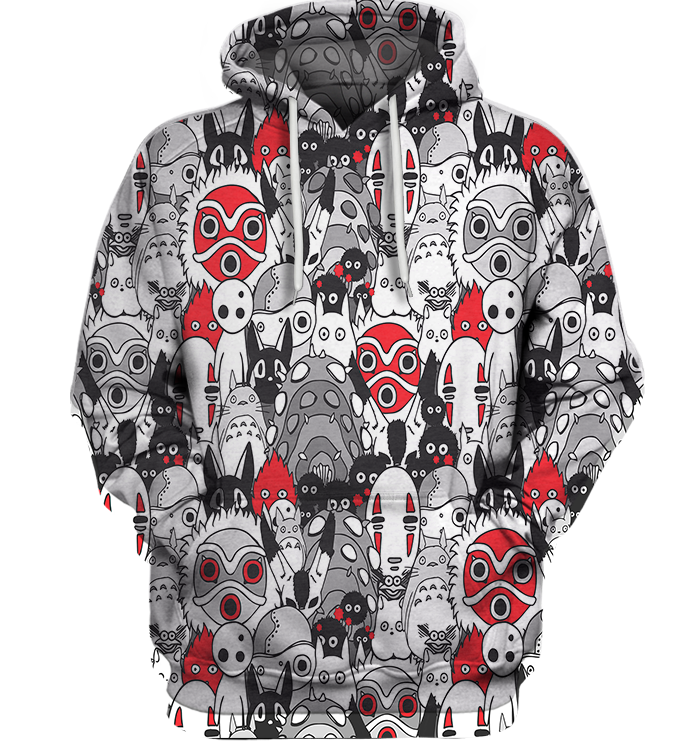 3D All Over Print Mononoke 16 Shirt-Apparel-HbArts-Hoodie-S-Vibe Cosy™
