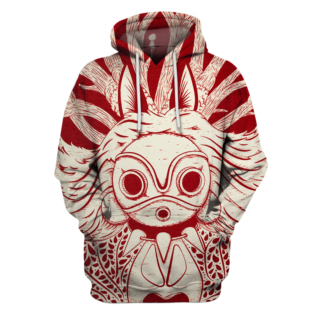 Mononoke-ghibli-HbArts-Hoodie-S-Vibe Cosy™