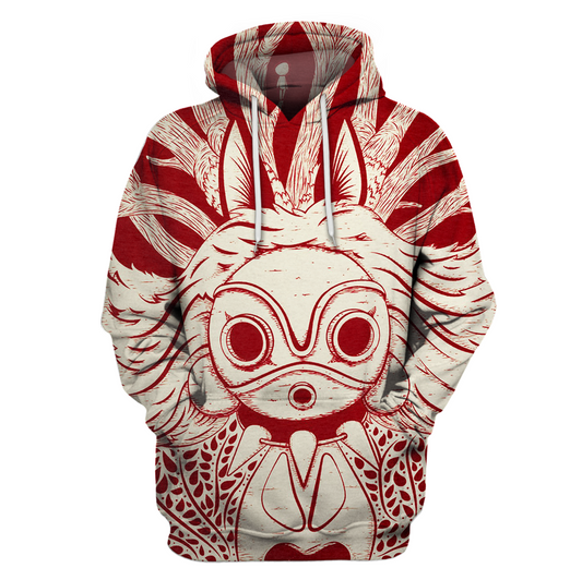 Mononoke-ghibli-HbArts-Hoodie-S-Vibe Cosy™