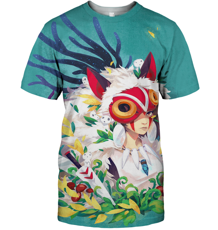 3D All Over Print Mononoke 22 Shirt-Apparel-HbArts-T-Shirt-S-Vibe Cosy™