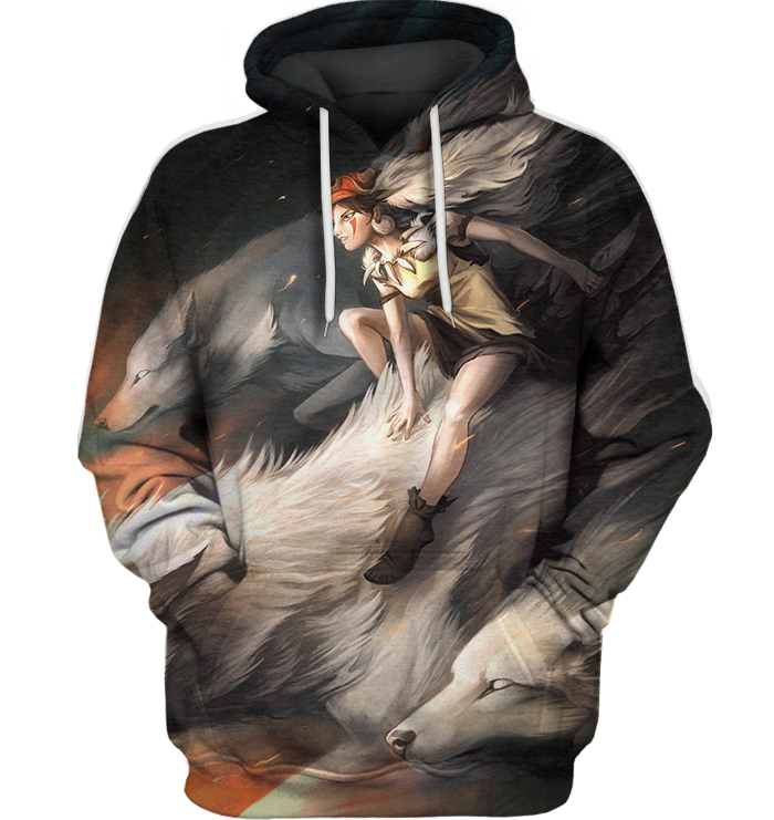3D All Over Print Mononoke 06 Shirt-Apparel-HbArts-Hoodie-S-Vibe Cosy™