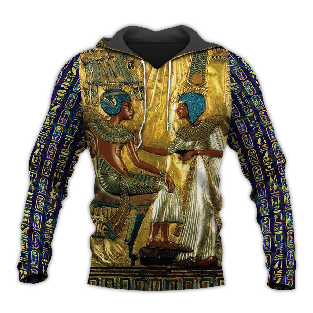 Ancient Egypt Wallpaper 3d All Over Printed Hoodie MP030308-Apparel-MP-Hoodie-S-Vibe Cosy™