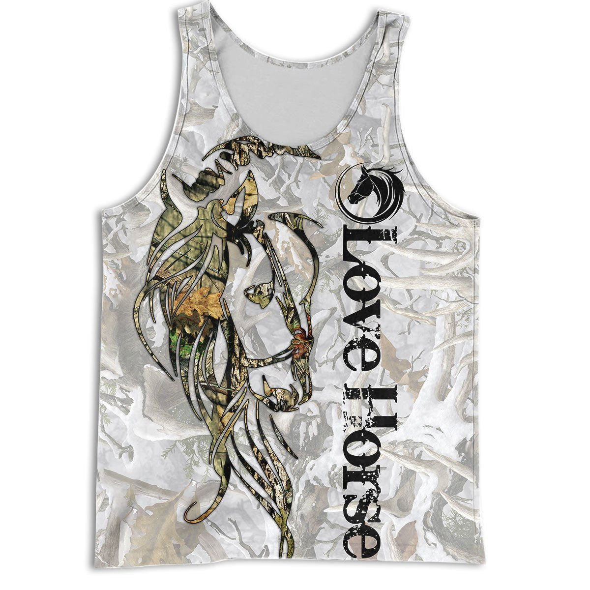Love Horse Tattoo 3D All Over Printed Shirt Hoodie For Men And Women MP050405-Apparel-MP-Tank Top-S-Vibe Cosy™