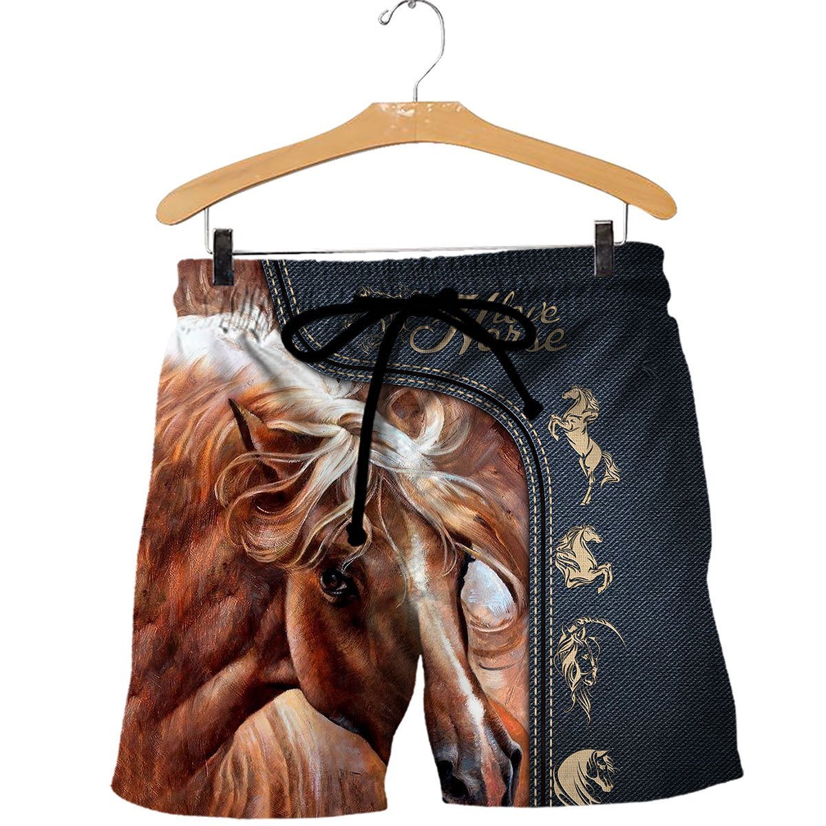 Love Horse 3D All Over Printed Shirts MP090402-Apparel-MP-Shorts-S-Vibe Cosy™