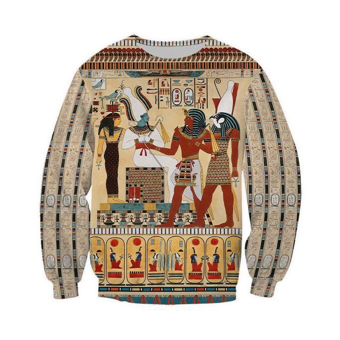 Ancient Egypt 3D All Over Printed Clothes Hoodie Shirt MP100301-Apparel-MP-Sweatshirts-S-Vibe Cosy™
