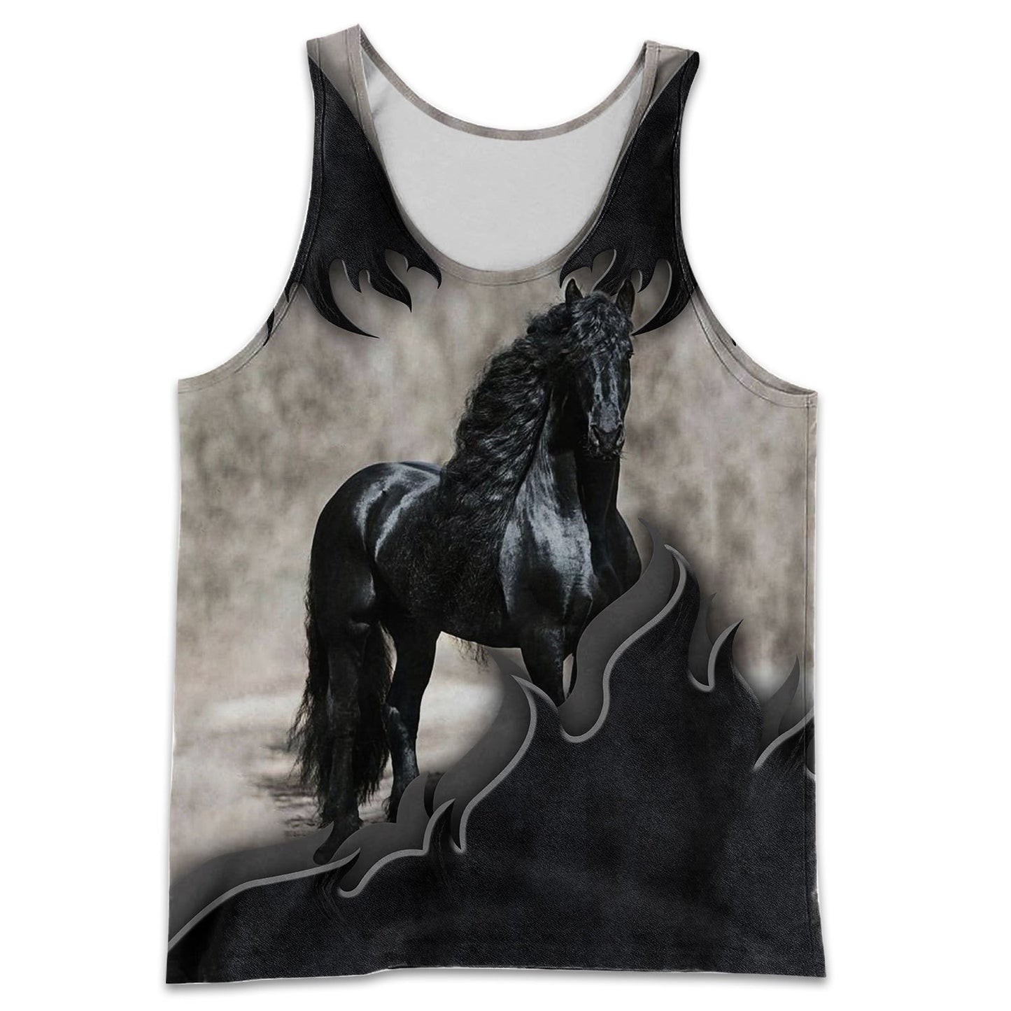 Love Horse 3D All Over Printed Shirts For Men And Women MP130404-Apparel-MP-Tank Top-S-Vibe Cosy™