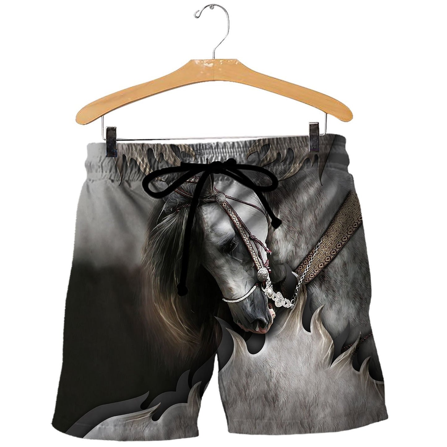 Love Horse 3D All Over Printed Shirts For Men And Women MP130405-Apparel-MP-Shorts-S-Vibe Cosy™