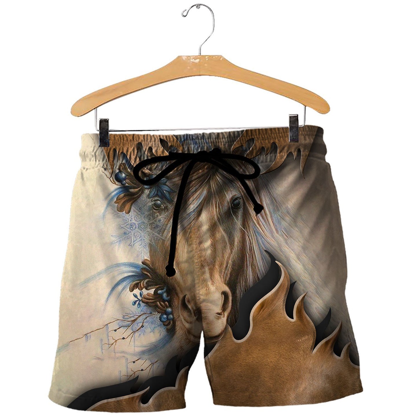 Love Horse 3D All Over Printed Shirts For Men And Women MP130411-Apparel-MP-Shorts-S-Vibe Cosy™