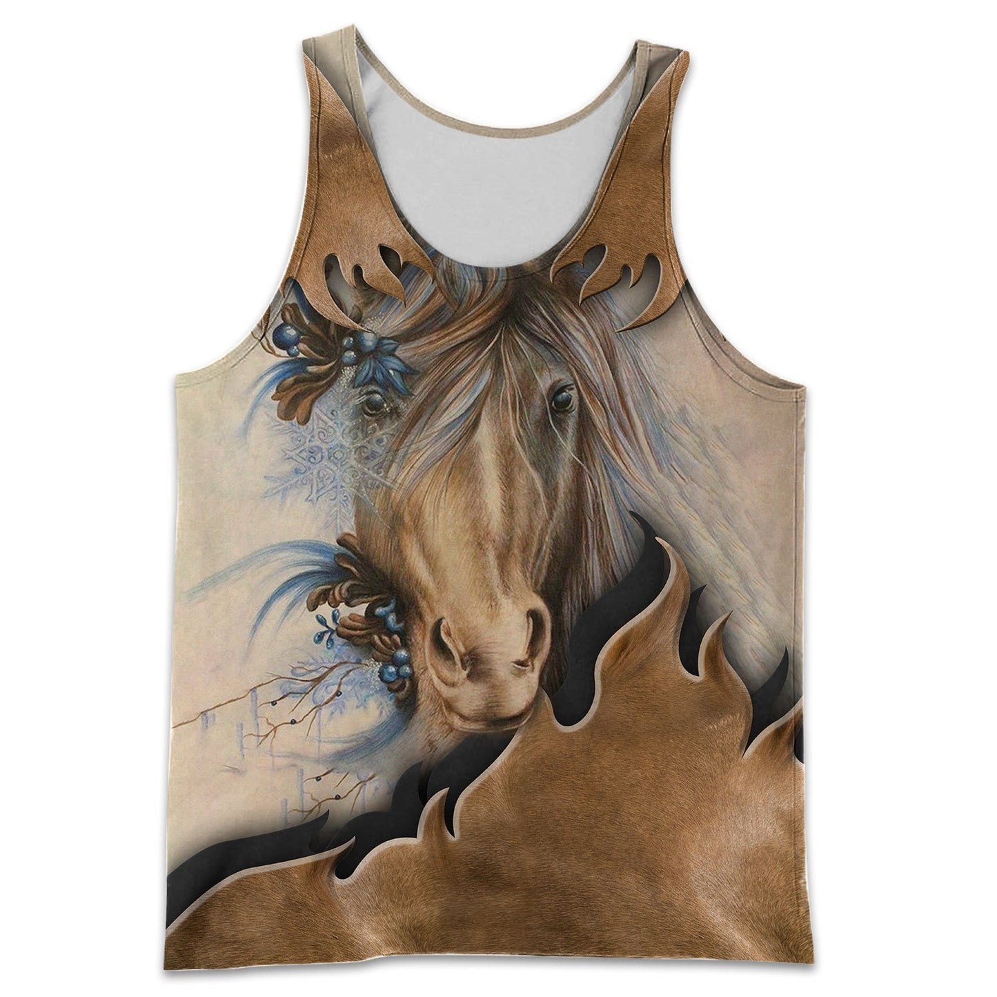 Love Horse 3D All Over Printed Shirts For Men And Women MP130411-Apparel-MP-Tank Top-S-Vibe Cosy™