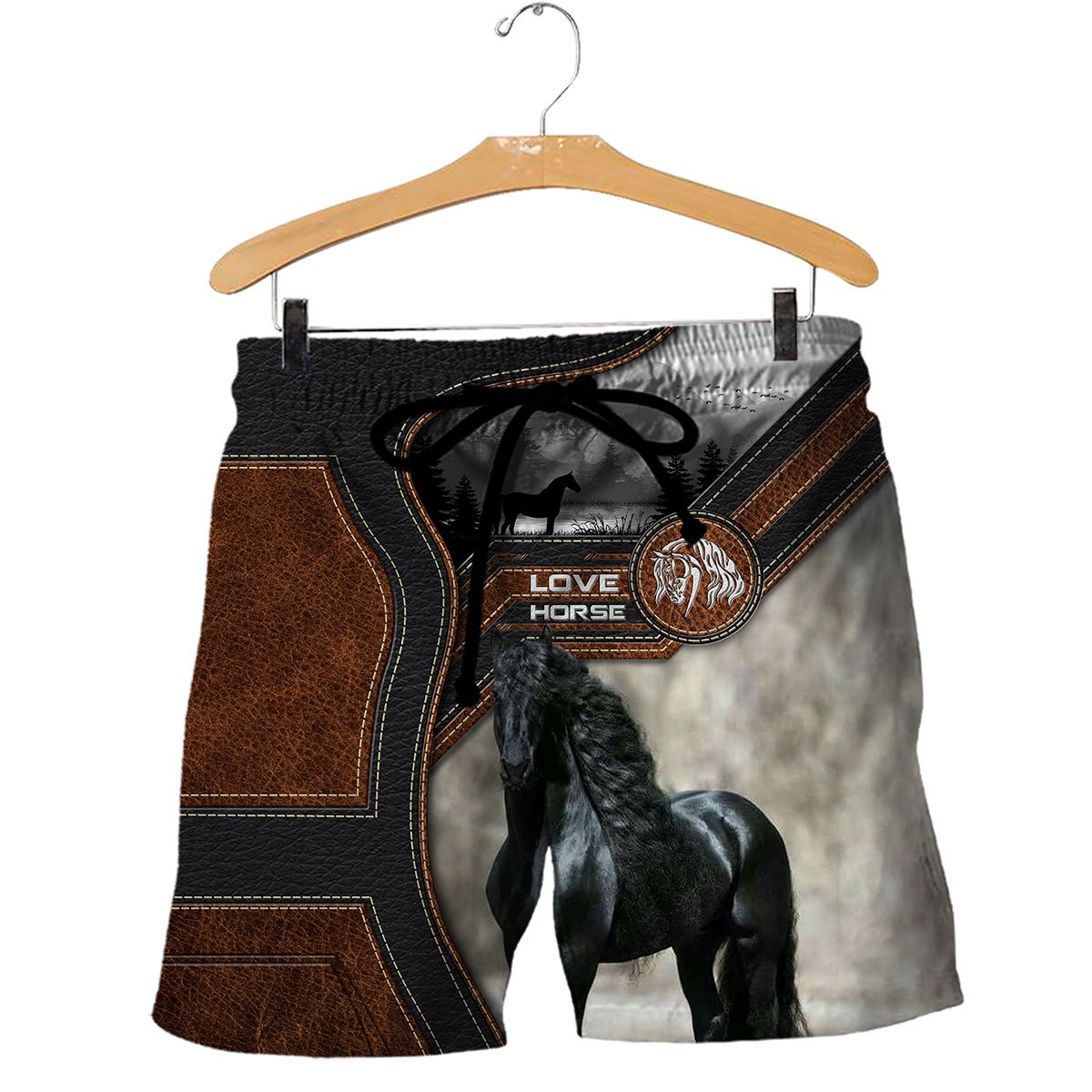 Love Horse 3D All Over Printed Shirts For Men and Women-Apparel-MP-Shorts-S-Vibe Cosy™