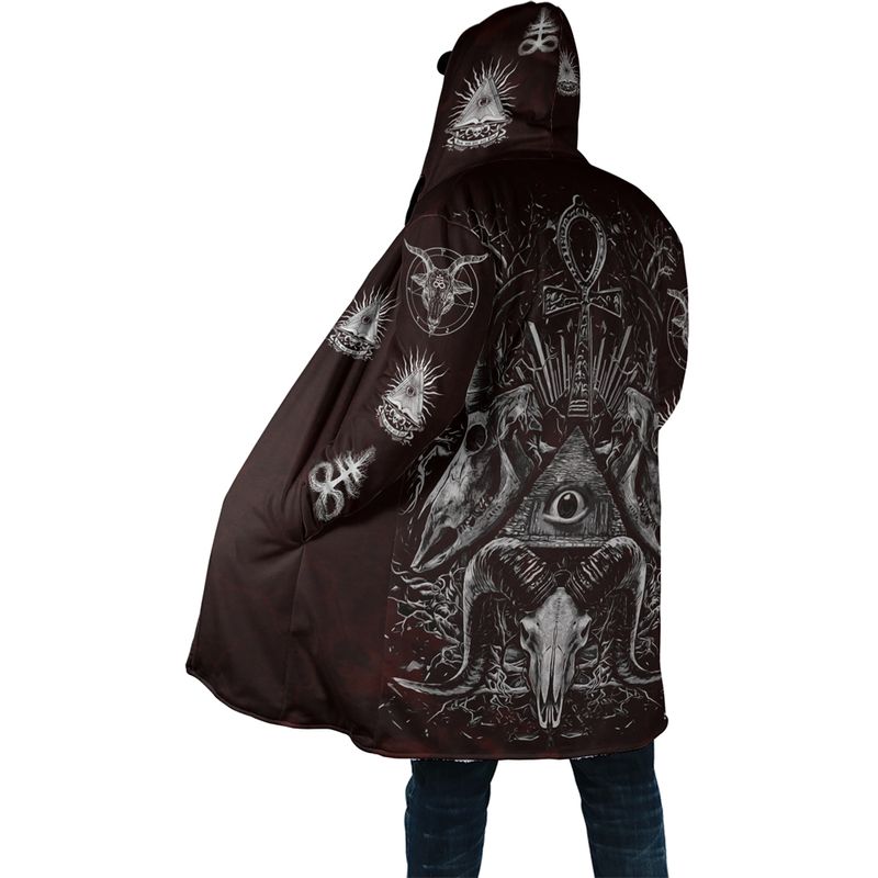 Satanic Tribal 3D All Over Printed Hoodie Shirts For Men And Women MP180301-Apparel-MP-Hoodie-S-Vibe Cosy™