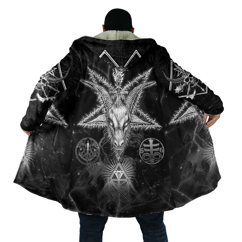 Satanic Tribal 3D All Over Printed Hoodie Shirts For Men And Women MP180304-Apparel-MP-Coat-S-Vibe Cosy™