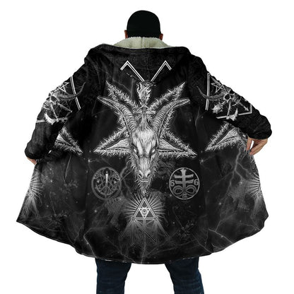 Satanic Tribal 3D All Over Printed Hoodie Shirts For Men And Women MP180304-Apparel-MP-Coat-S-Vibe Cosy™