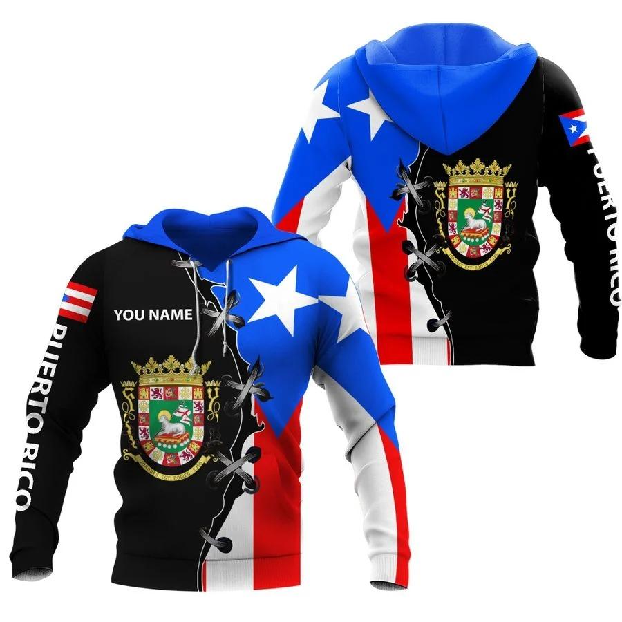 Puerto Rico Pround 3D All Over Prints Shirts For Men And Women MP22062001-Apparel-MP-Hoodie-S-Vibe Cosy™
